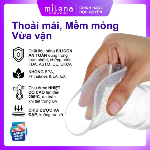  NATURE BOND - Cốc hút sữa silicon (1 cái)